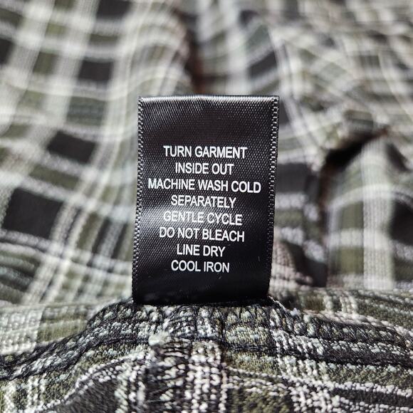 Soho Pull-On Plaid Stretch Pants Size XL - Picture 7 of 9